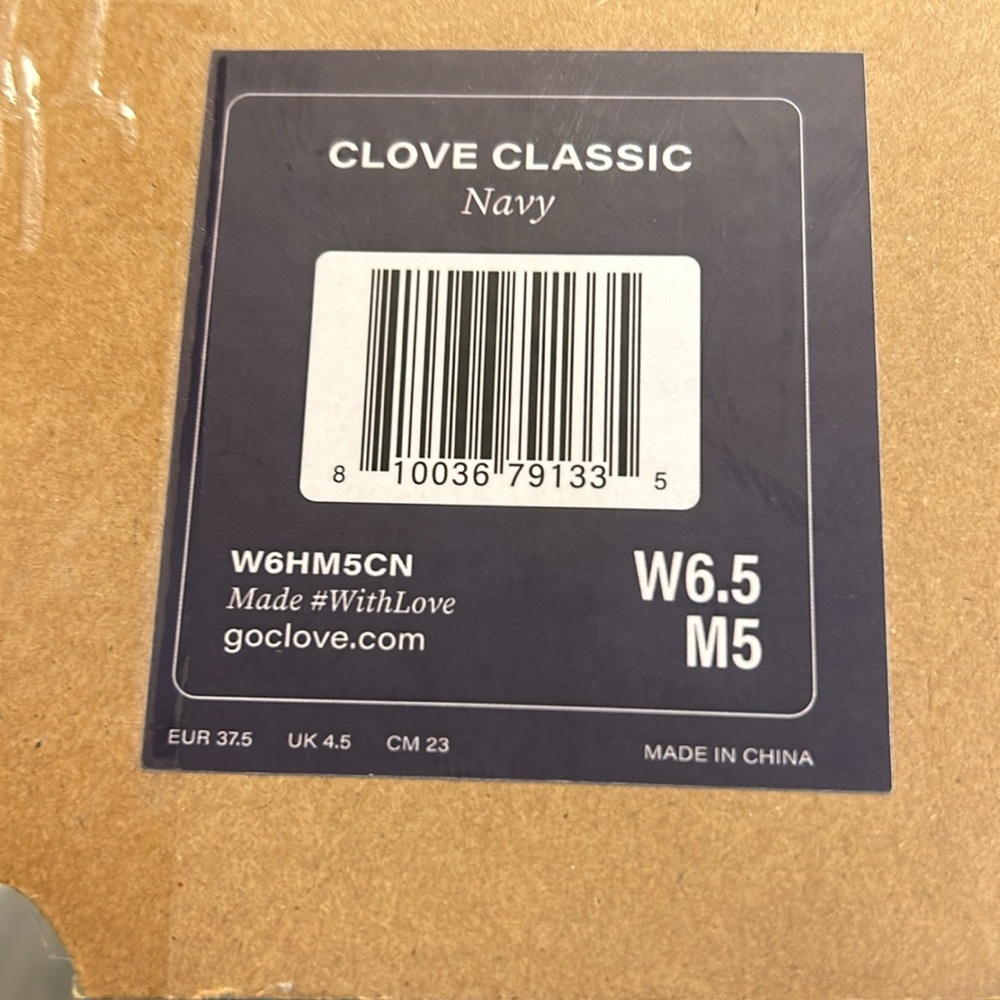 Clove Classic Navy Shoes - Picture 2 of 5